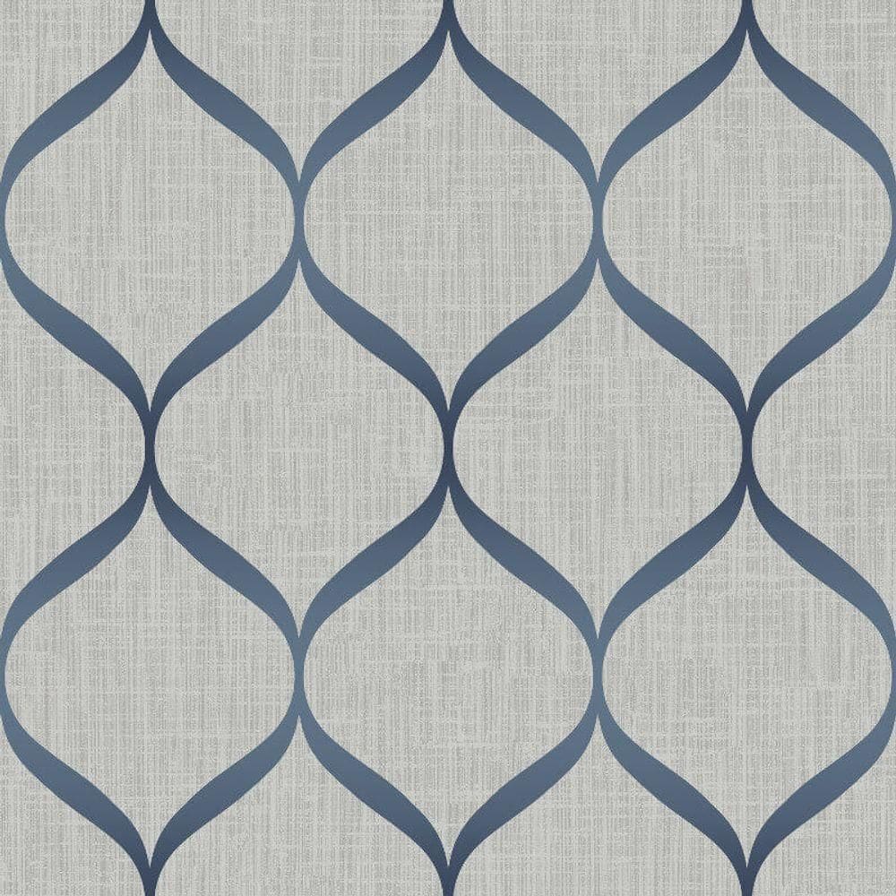 Papel De Parede Shimmer Fluidez Aspecto Têxtil Uk21212 - Rolo 10m X 0,52m