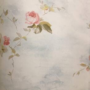 Papel De Parede Rossella Rosas Ao Céu Ro3318 - Rolo 10m X 0,53m