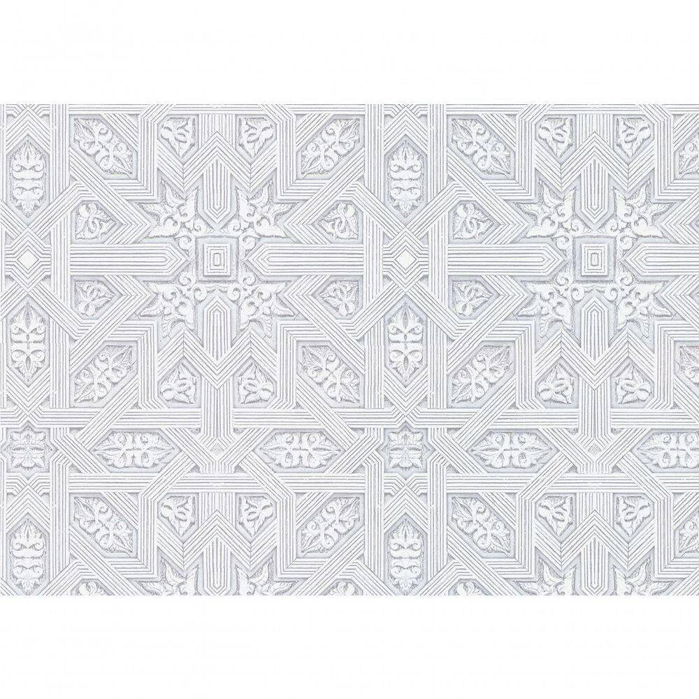 Papel De Parede Terra Gracia Carved Wood White Smoke 831221 Terra Gracia 831221