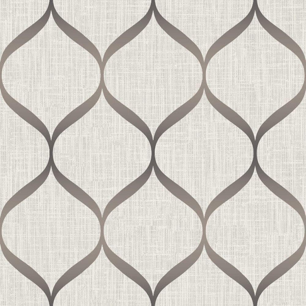 Papel De Parede Shimmer Fluidez Aspecto Têxtil Uk21216 - Rolo 10m X 0,52m