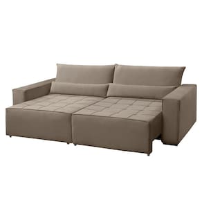 Sofá Cama 4 Lugares Retrátil e Reclinável Master Castor