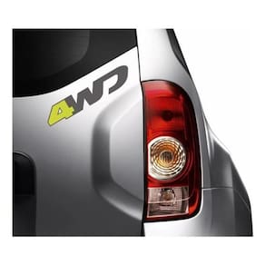 Emblema 4Wd Rn Duster Techroad 2018/2021 Adesivo Traseiro