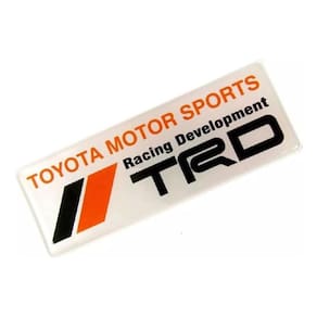 Emblema Adesivo Resinado Toyota Racing Rs07 Fk