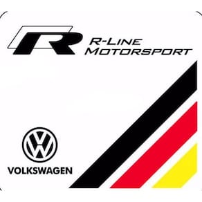 Adesivo Volkswagen R-Line Motorsport Resinado Res16