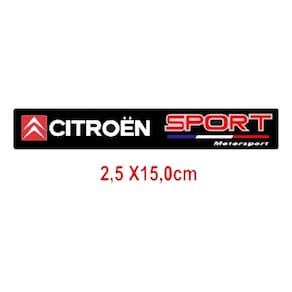 Emblema Adesivo Resinado Citroen Motorsport Res3