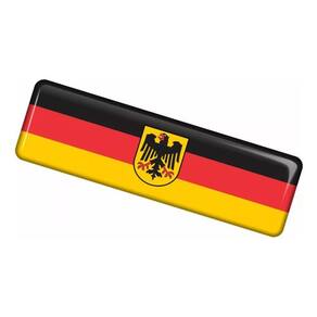 Emblema Adesivo Resinado Volkswagen Bandeira Alemanha Rs02