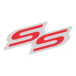 Adesivo Emblema Corsa Ss Resinado Vermelho Ss02 Fk