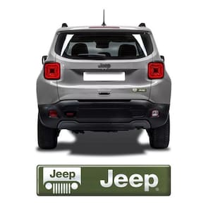 Aplique Emblema Jeep Renegade Resinado Cromado Res06 Fgc