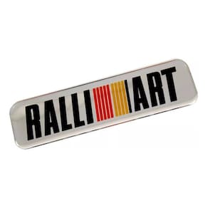 Adesivo Ralliart Resinado 2,6X10 Cms Rs36 Fk