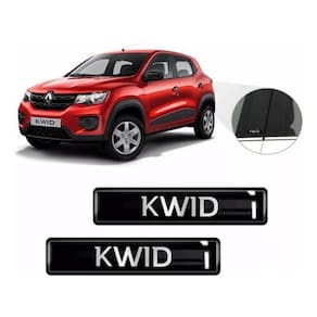 Kit Adesivos 2 Emblemas Lateral Coluna Kwid Resinado 3D