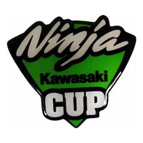 Adesivo Kawasaki Ninja Cup Resinado 10X9 Cms Re16 Fk