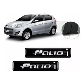 Kit Adesivos 2 Emblemas Lateral Coluna Palio Resinado 3D