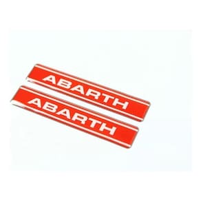 Emblema Adesivo Resinado Fiat Abarth Coluna Rs11 Fk