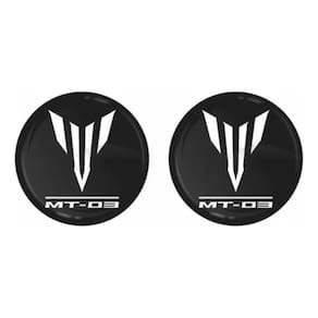 Par Adesivo Logo Emblema Mt-03 Mt03 Mt 03 35Mm 3D Resinado