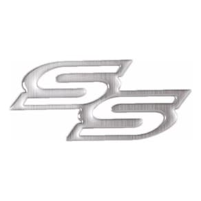 Adesivo Emblema Astra Ss Resinado Aço Escovado Relevo Ass01