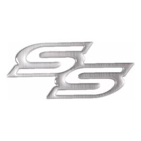 Adesivo Emblema Astra Ss Resinado Aço Escovado Relevo Ass01