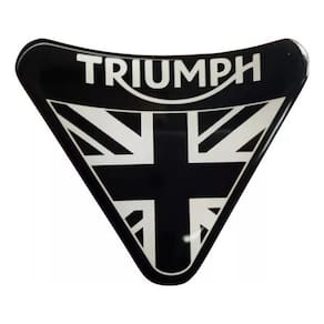 Adesivo Resinado Escudo Compatível Com Triumph 7,5X9 Rs05
