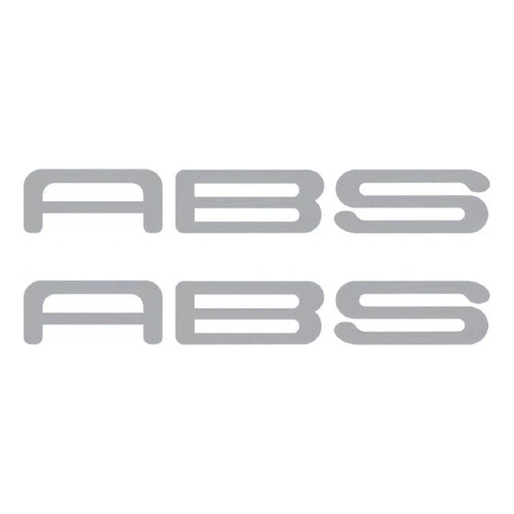 Faixa Emblema Adesivo Kawasaki Abs Prata Par Abs02
