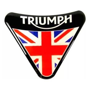 Emblema Adesivo Resinado Escudo Compatível Triumph 4X5 Rs01