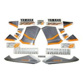 Yzfr61999 Prata Preta R699Pp Emblema Gráfico R6