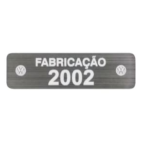 Adesivo Etiqueta Ano Fabricação Compatível Volkswagen 2002