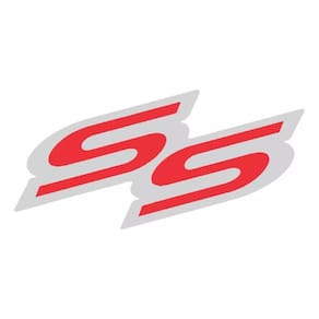 Adesivo Emblema Corsa Ss Resinado Vermelho Ss02 Fk