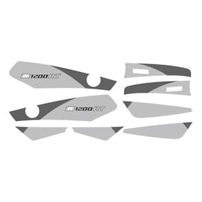 Kit De Adesivos Emblema Faixas Compatível Com R1200Rt