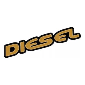Emblema Adesivo Diesel Blazer S10 Ouro Resinado Bar021