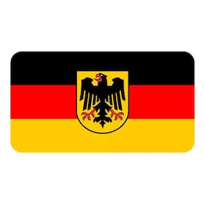 Emblema Adesivo Resinado Volkswagen Alemanha Rs05