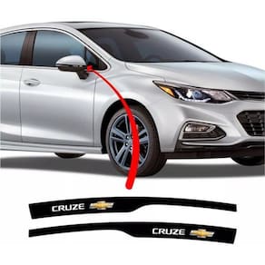 Kit Adesivo Retrovisor Chevrolet Cruze 2017 Aplique Rt1