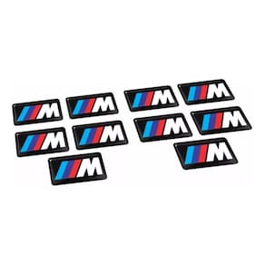 Emblema Logotipo Bmw M3 M5 M6 Kit Com 10 Und Bw38 Fk