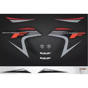 Kit Adesivos Suzuki Gsx 650F 2008 Preta Gsx650Pt