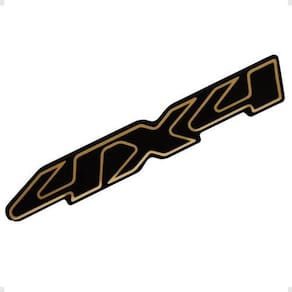 Emblema Adesivo 4X4 Blazer S10 Ouro Resinado Bar008