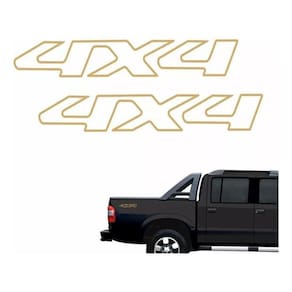Emblema Adesivo Resinado Chevrolet 4X4 S10 2008 S10R60