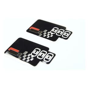 Emblema Adesivo Resinado Carro Fiat Uno Sporting Rs26 Fgc