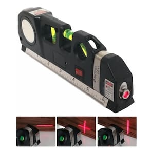 Nivel Nivelador A Laser 8M Alta Precisao Com Trena E Regua