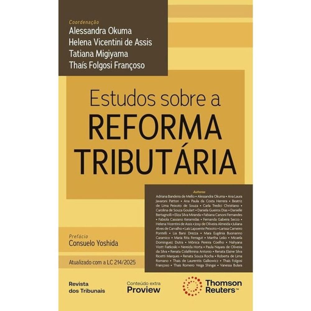 Estudos Sobre A Reforma Tributária - 2025