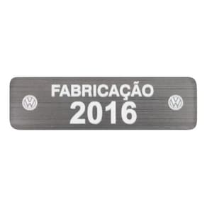Adesivo Etiqueta Ano Fabricação Compatível Volkswagen 2016