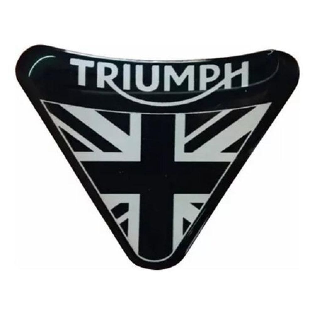 Emblema Adesivo Resinado Escudo Triumph Daytona 4X5 Rs04 Cor
