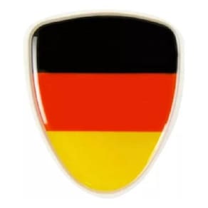Emblema Adesivo Resinado Volkswagen Bandeira Alemanha Rs04