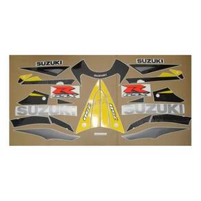 Adesivo Suzuki Gsxr 750 2003 Azul E Branca 75003Az