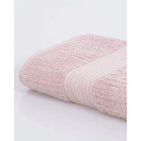 Toalha De Banho Fio Penteado Canelado 70x140cm 100% Algodão - Buddemeyer - Rosa 3221