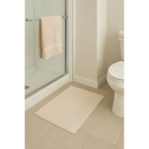 Toalha Para Piso De Banheiro 100% Algodão Canelado 48x70cm - Buddemeyer - Bege 1711