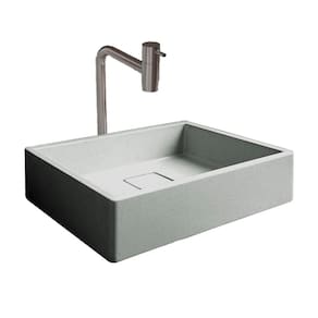 Cuba Oregon Cimento com Torneira Inox e Válvula Oculta