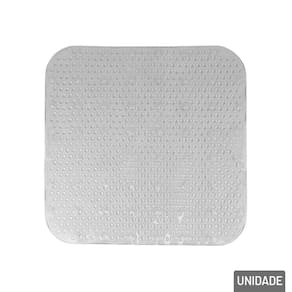 Tapete Para BOX com Ventosa 43x44cm Quadrado Color - Tudo em Caixa