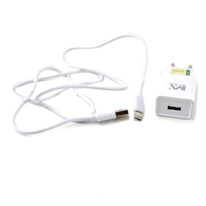 Carregador Tipo-c USB 2.4A 1m Branco - Tudo em Caixa