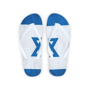Chinelo Unissex Personalizado com Bandeiras Internacionais Israel