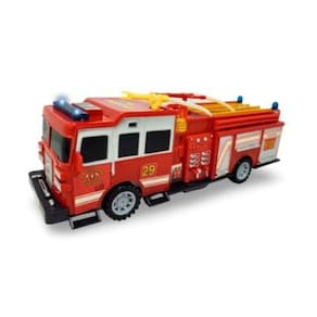 Caminhao Bate e Volta Bombeiro Som e Luz DM Toys Brinquedo Infantil Recreativo