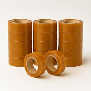 Kit 17 Fitas Adesiva Larga Durex Laranja 250M Embalagem