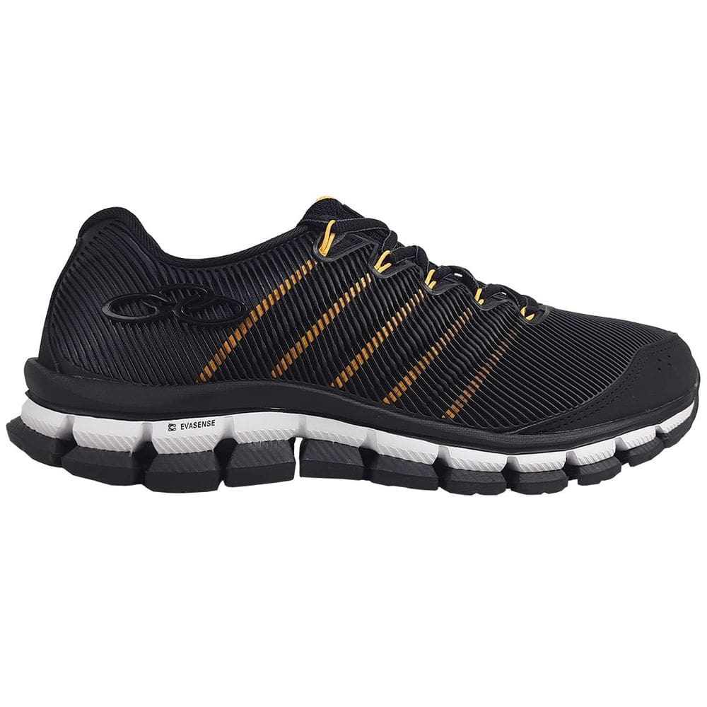Tênis Olympikus Dynamic Masculino - Preto e Laranja
